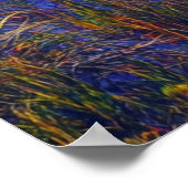 Custom Digital Beach Happy Place TV Art Poster (Ecke)