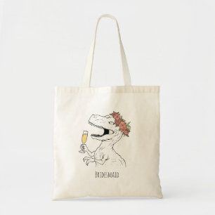 Custom Dino Brautparty Tasche