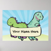 Custom Dino Poster (Vorne)