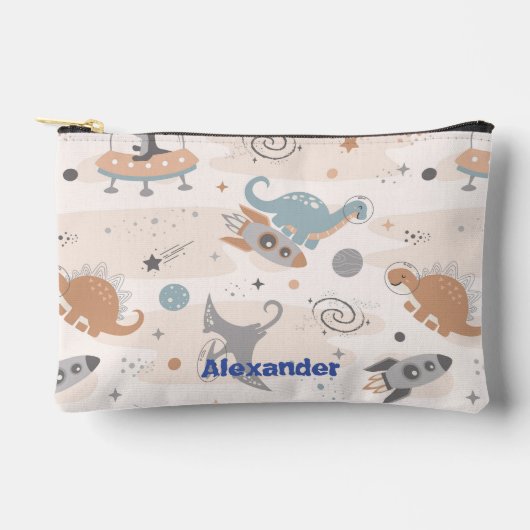 Custom Dinosaur Pencil Case Boys Zubehörtasche (Vorderseite)