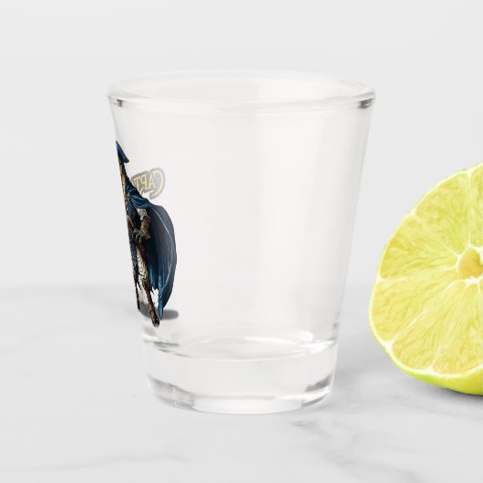 Custom Dinosaur Pirate Shot Glass Schnapsglas (Rechts)