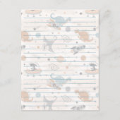 Custom Dinosaurier Learning Notecard Begleitkarte (Rückseite)