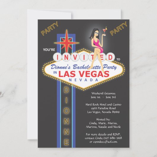 Custom_Dionne Girls Night Out Einladung (Vorderseite)