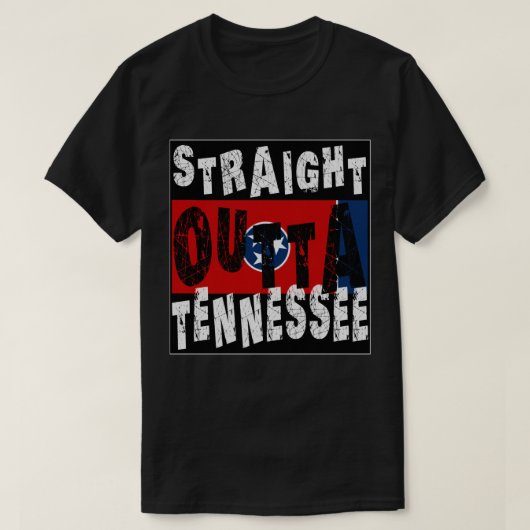 CUSTOM Direkt über Tennessee Meme T-Shirt (Design vorne)