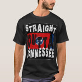 CUSTOM Direkt über Tennessee Meme T-Shirt (Vorderseite)