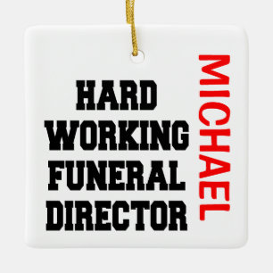 CUSTOM, Direktor für harte Arbeit Keramikornament