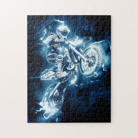 Custom Dirt Bike Jigsaw Puzzle (Vertikal)