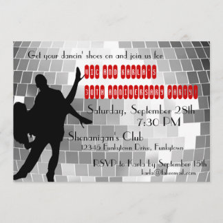 Custom Disco Couple Party Einladungen
