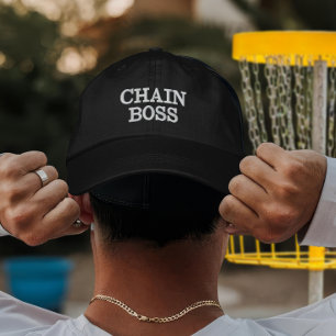 Custom Disk Golf Chain Boss Geschenk Bestickte Baseballkappe