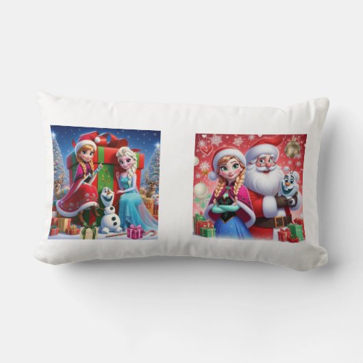 Custom Disney Princess Picture Pillow Throw Pillow Lendenkissen (Rückseite)