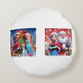 Custom Disney Princess Picture Pillow Throw Pillow Rundes Kissen (Rückseite)