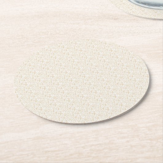 Custom Disposable Coasters | Printed Bar Style Runder Pappuntersetzer (Angewinkelt)