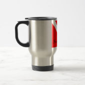 Custom Diver Down SCUBA Flag Red and White Reisebecher (Links)