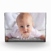 Custom DIY Baby Sweet Niedliche Liebe Script Keepa Fotoblock (Vorderseite)