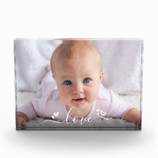 Custom DIY Baby Sweet Niedliche Liebe Script Keepa Fotoblock (Vorderseite)