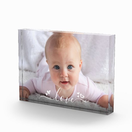 Custom DIY Baby Sweet Niedliche Liebe Script Keepa Fotoblock (Rechts)