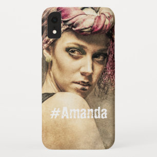 Custom DIY Mit Monogramm niedliches Foto Frau Art  Case-Mate iPhone Hülle