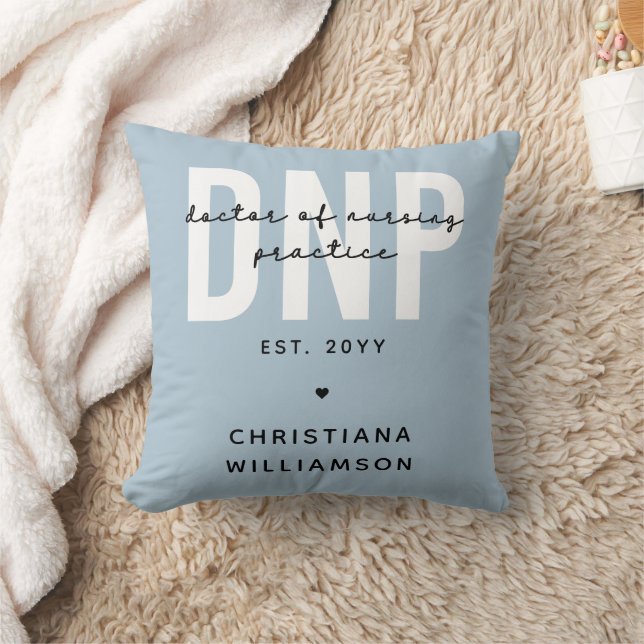 Custom DNP Doctor of Nursing Practice Abschluss Kissen (Decke)