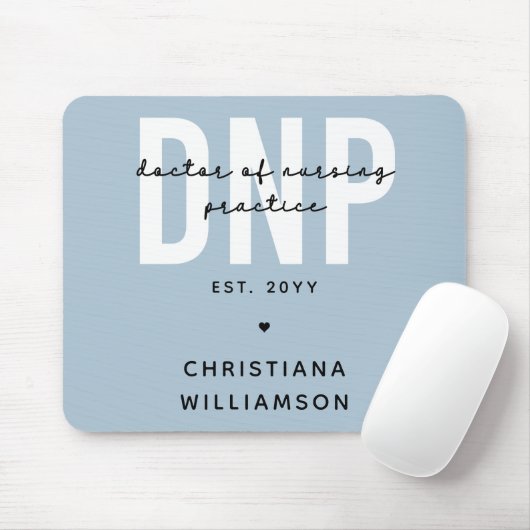Custom DNP Doctor of Nursing Practice Abschluss Mousepad (Mit Mouse)