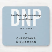 Custom DNP Doctor of Nursing Practice Abschluss Mousepad (Vorne)