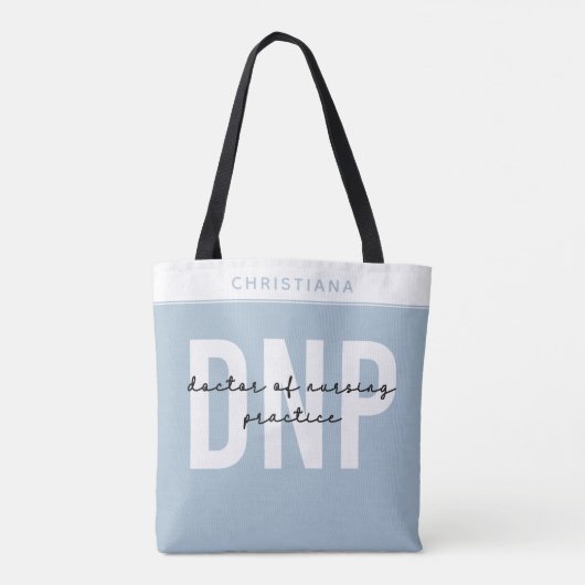 Custom DNP Doctor of Nursing Practice Abschluss Tasche (Rückseite)