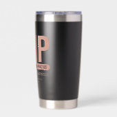 Custom DNP Doctor of Nursing Practice Abschluss Thermobecher (Rückseite)