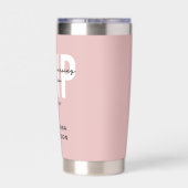 Custom DNP Doctor of Nursing Practice Abschluss Thermobecher (Rückseite)