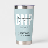 Custom DNP Doctor of Nursing Practice Abschluss Thermobecher (Links)