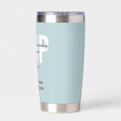 Custom DNP Doctor of Nursing Practice Abschluss Thermobecher (Rückseite)