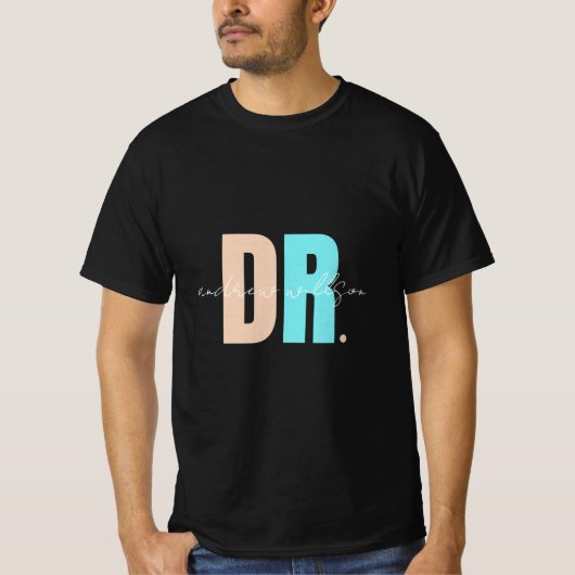 Custom Doctor name men tshirt (Vorderseite)