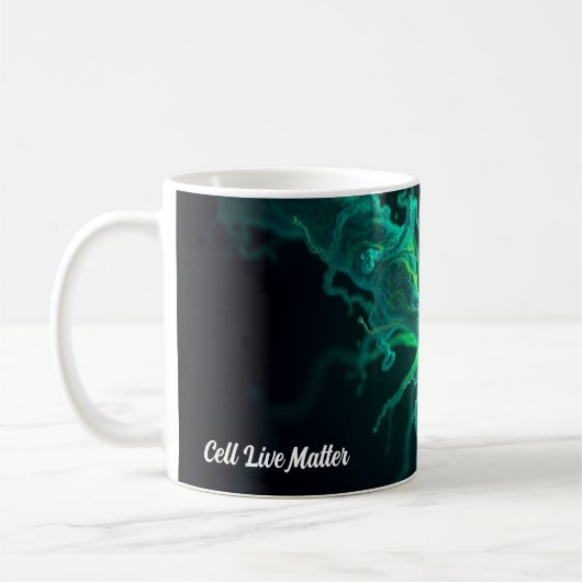 Custom Doctor Nurse Biological Cell Science Art Kaffeetasse (Links)