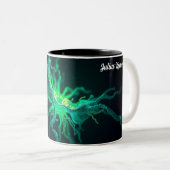 Custom Doctor Nurse Biological Cell Science Art Zweifarbige Tasse (VorderseiteRechts)