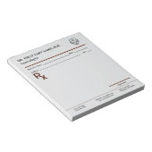 Custom Doctor Prescription Notepad Editable RX Pad Notizblock (angewinkelt)
