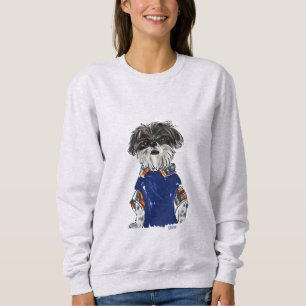 CUSTOM DOG ANIMAL SHIHTZU FÜGEN IHREN EIGENEN NIED SWEATSHIRT
