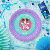 Custom Dog Birthday Pool Party Teller (Party)