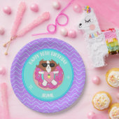 Custom Dog Birthday Pool Party Teller (Party)