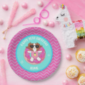 Custom Dog Birthday Pool Party Teller (Party)