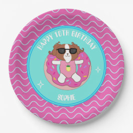 Custom Dog Birthday Pool Party Teller