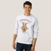 Custom Dog Bree Weihnachtsclub Sweatshirt (Vorne ganz)