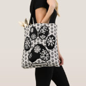 Custom DOG BRET Weihnachts Paw Snowflake Schnee Tasche (Von Nahem)