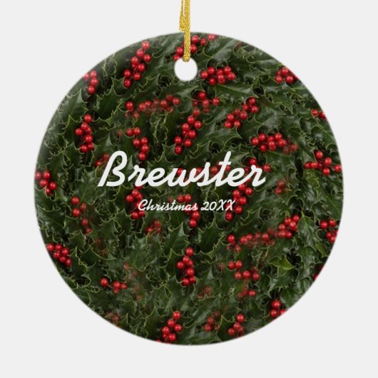 Custom Dog Cat Pet Ornament X-mas - Upload Photo (Hinten)