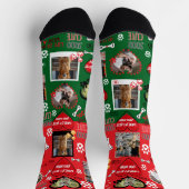 Custom Dog Face Socks, Personalisiert Dog Foto Soc Socken (Oben)