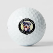 Custom DOG Foto Best VATER Par Titleist Golfball (Vorderseite)