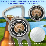 Custom Dog Foto Bester Vater par Moderner Golfplat Pitchgabel<br><div class="desc">Bester Vater Par ... Zwei Ihrer Lieblingssachen, Golf und Ihr Hund ! Jetzt kannst du deinen besten Freund mitnehmen, während du 18 Löcher spielst. Passen Sie diese Golf-Divot-Tools mit Ihren Hunden Lieblings-Foto und Namen an. Gutes Geschenk für alle Golf- und Hundefreunde, vom Hund ! COPYRIGHT © 2020 Judy Burrows, Black...</div>