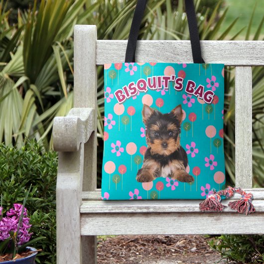 Custom Dog Foto - Fun & Sweet New Pet Gift Tasche