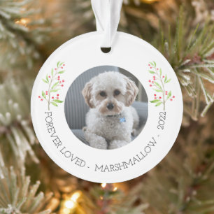 Custom Dog Foto Gedenkfeier Weihnachtsgeschenk Orn Ornament