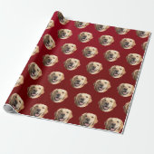 Custom Dog Foto Personalisiert Geschenkwrap Geschenkpapier (Ungerollt)