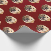 Custom Dog Foto Personalisiert Geschenkwrap Geschenkpapier (Ecke)