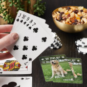 Custom Dog Foto Poker Cards Spielkarten (In Situ)