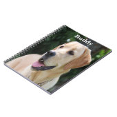 Custom Dog Foto Spiral Notebook Notizblock (Linke Seite)